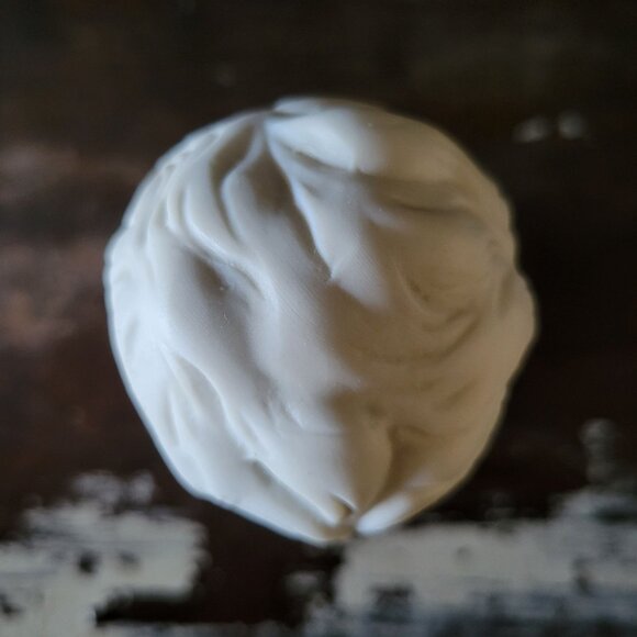 Vintage Lefton Bisque Porcelain Bust Of Boy With Gold Accent - Picture 7 of 8